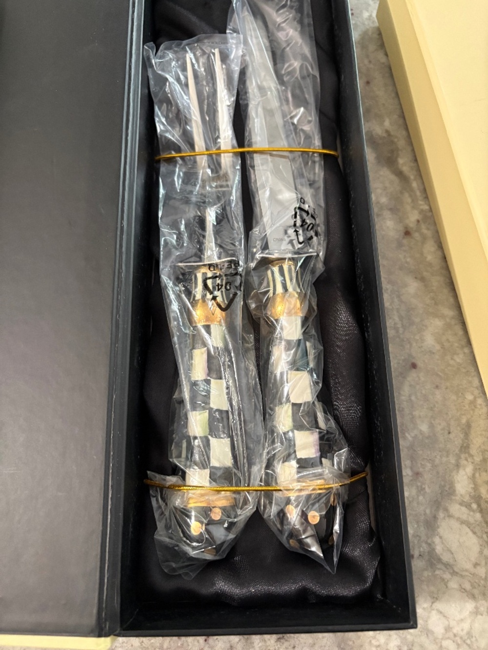 MacKenzie Childs Carving set